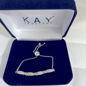 Mother’s Day Gift- Kay Jewelers Diamonds and Sterling Silver Bracelet.